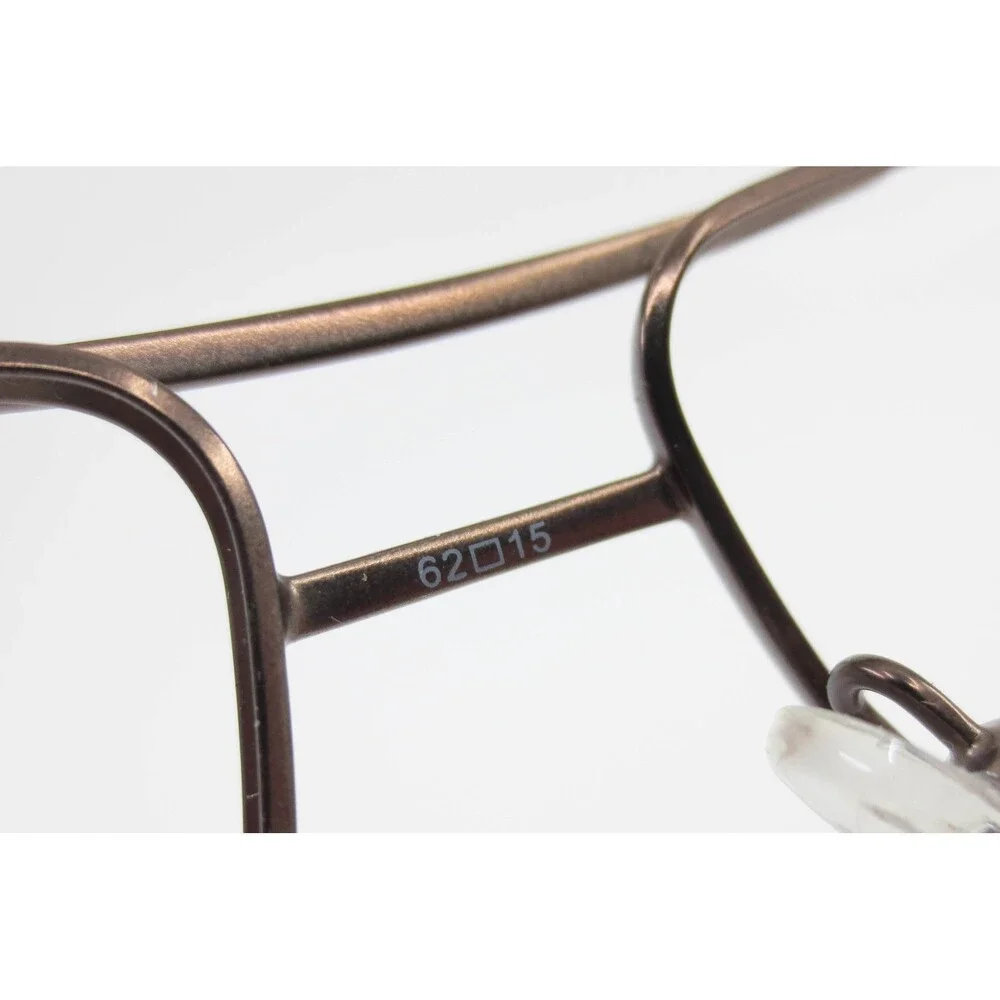 Caribbean Sun CS0045M Rectangular Bronze Metal Eyeglasses Frames 62-15-125